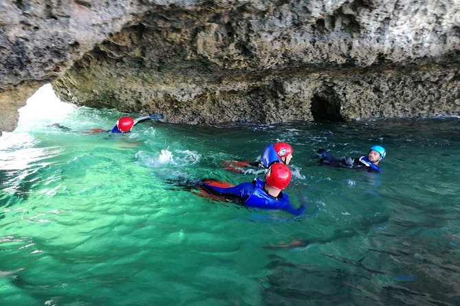 CLIFF JUMPING tour - Coasteering in Albufeira - Safety, Equipment, and Guide Support