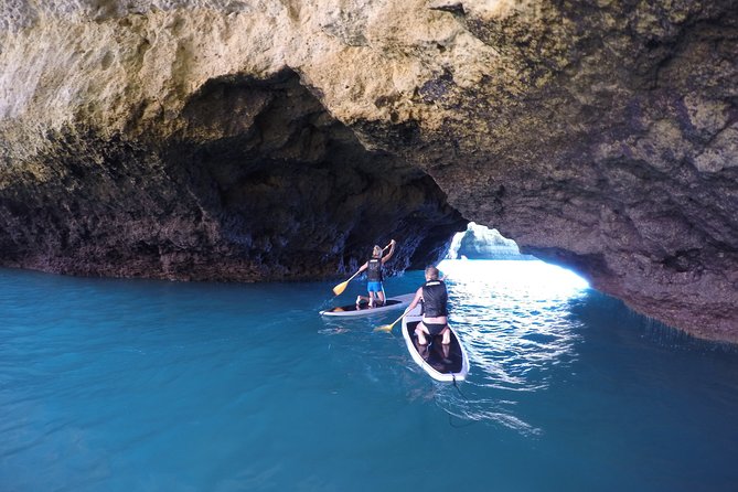 Cliffs & Caves Stand Up Paddle Adventure - Learning to balance before the coast opens up