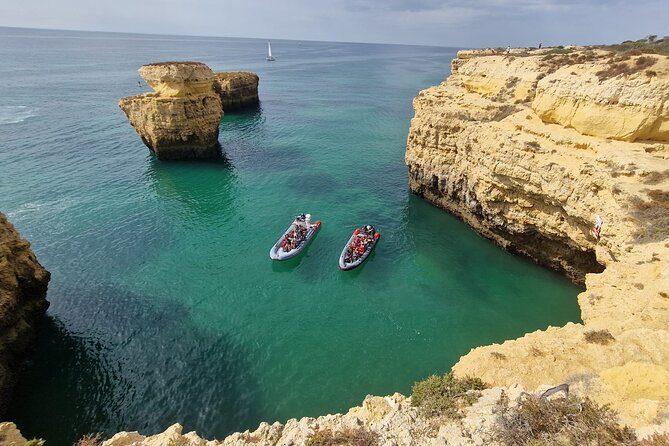 Dolphins Search and Benagil Caves from Albufeira - Entering Benagil Caves and passing secret beaches