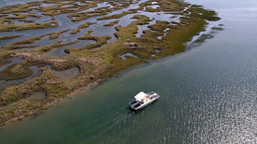 Faro: Ria Formosa Boat Tour by Eco-Friendly Solar Boat - Leaving Faro from Cais das Portas do Mar