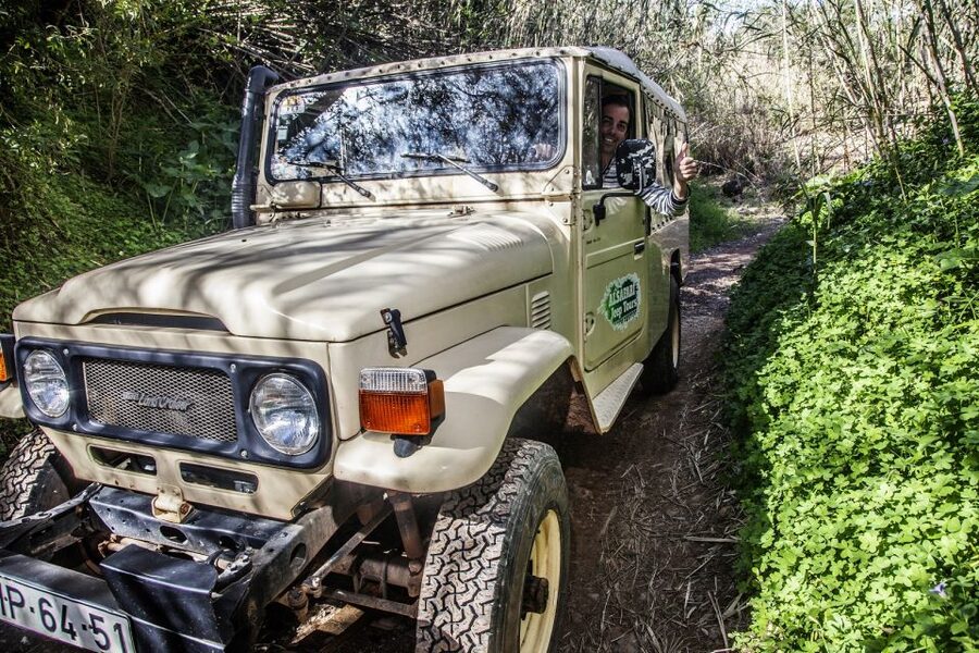 From Albufeira: Algarve Sunset Jeep Tour with Tastings - The off-road ride through streams and mountain tracks