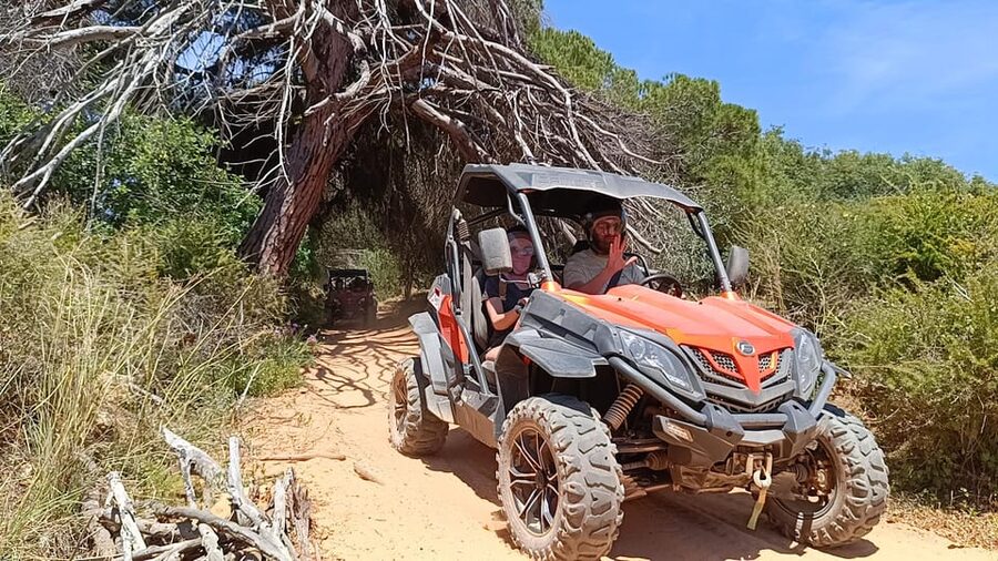 From Albufeira: Paderne Adventure Buggy Ride - Getting comfortable in a two-person buggy