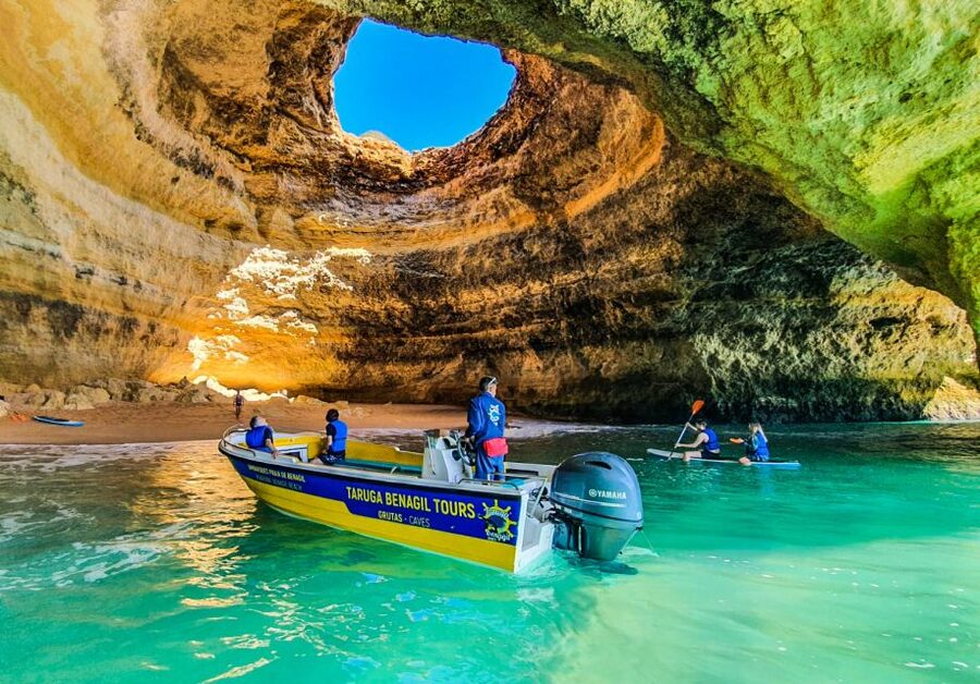 From Benagil: Benagil Cave & Marinha Beach Express Tour - Praia da Marinha in three minutes