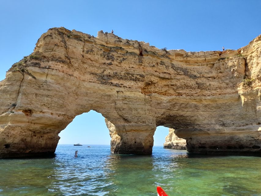 From Benagil: Benagil Caves Kayak Tour - Guides who make first-time paddling easier