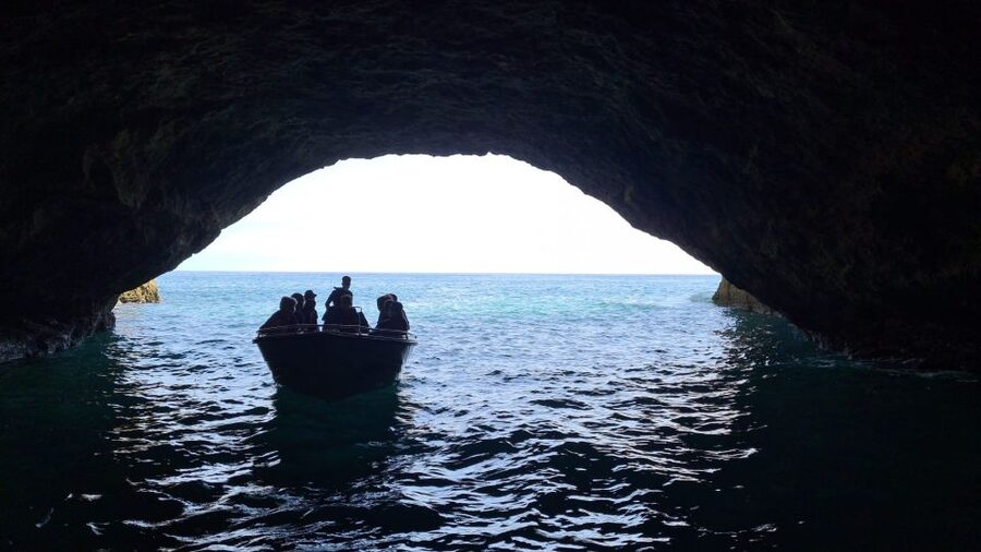 From Benagil: Coast Boat Tour with Benagil Cave - Benagil Cave and the central photo moment