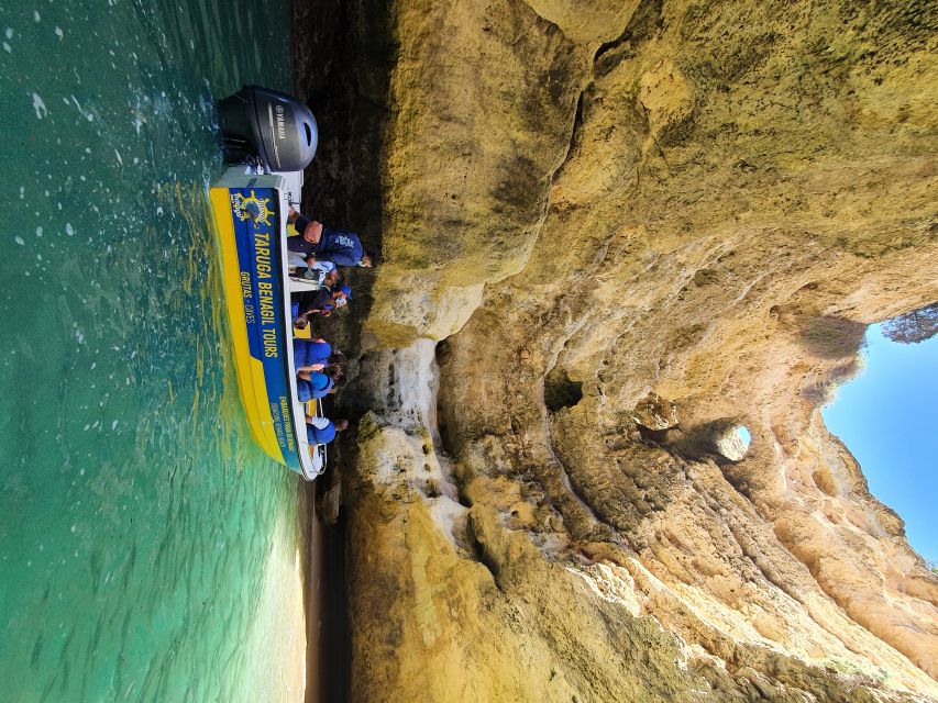 From Benagil: Coast Boat Tour with Benagil Cave - The guides and boat handling