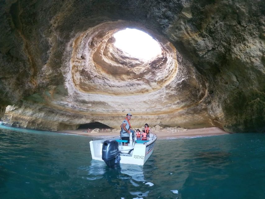 From Carvoeiro: Benagil Caves and Praia da Marinha Boat Trip - Entering Algar de Benagil