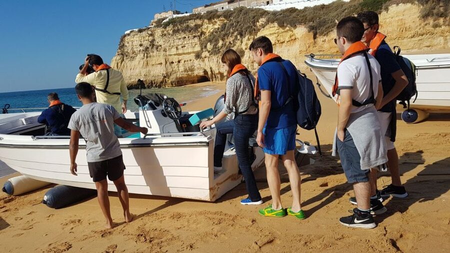 From Carvoeiro: Benagil Caves and Praia da Marinha Boat Trip - The optional swim stop