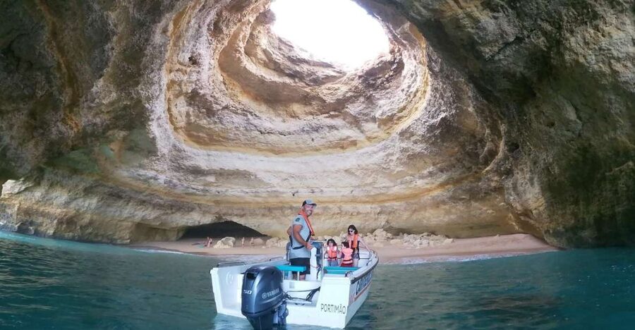 From Carvoeiro: Benagil Caves and Praia da Marinha Boat Trip - Carvoeiro’s cliffs, coves, and first cave views