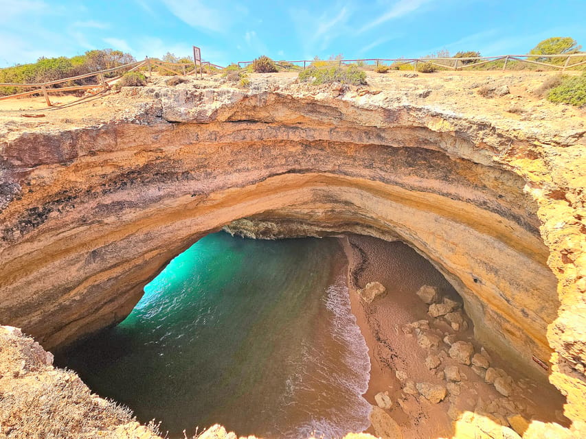 From Faro: Benagil Cave, Marinha Beach, Algar Seco & More - Algar Seco and Boneca Cave: the strongest walking stop