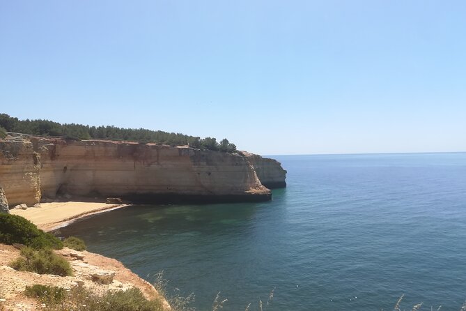 From Faro: Benagil Hiking Cliffs and the 4 Treasure Experience - Algar Seco and Carvoeiro’s rocky formations