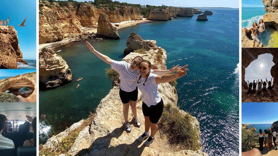 From Faro: Benagil, Marinha, 7 Valleys, and Algar Seco Tour - The guide can make or break this experience