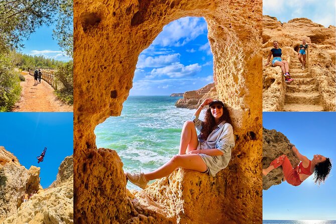 From Faro: Benagil, Marinha Beach, 7 Hanging Valleys, Algar Seco - Praia da Marinha gives you time to slow down
