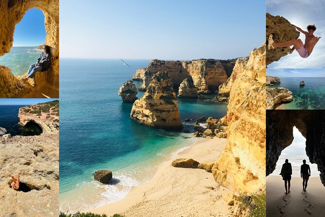 From Faro: Benagil, Marinha Beach, 7 Hanging Valleys, Algar Seco - Boneca Cave brings the optional thrill