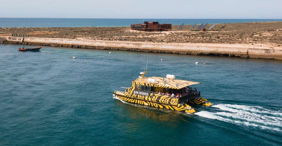 From Faro: Catamaran Boat Trip to Deserta Island with Stop - Leaving Faro from the Porta Nova pier