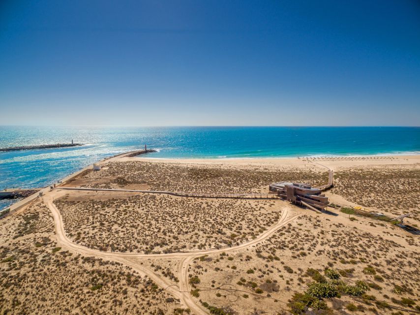From Faro: Catamaran Boat Trip to Deserta Island with Stop - First look at Ilha Deserta