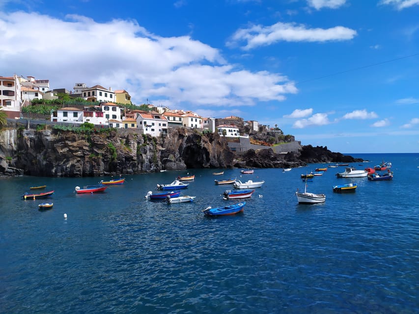 From Funchal: Cabo Girão & Poncha Tasting by Classic VW - Câmara de Lobos: fishing boats, bars, and Pico da Torre