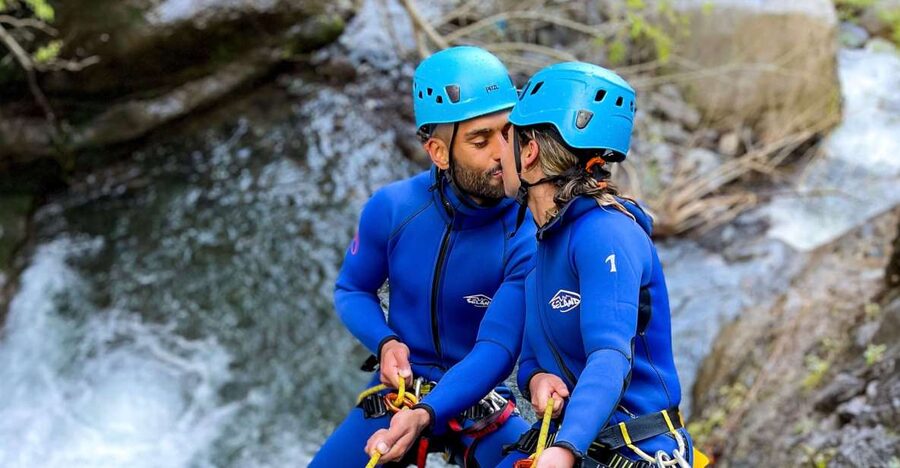 From Funchal: Intermediate (Level 2) Canyoning Adventure - From Funchal to the mountain stream