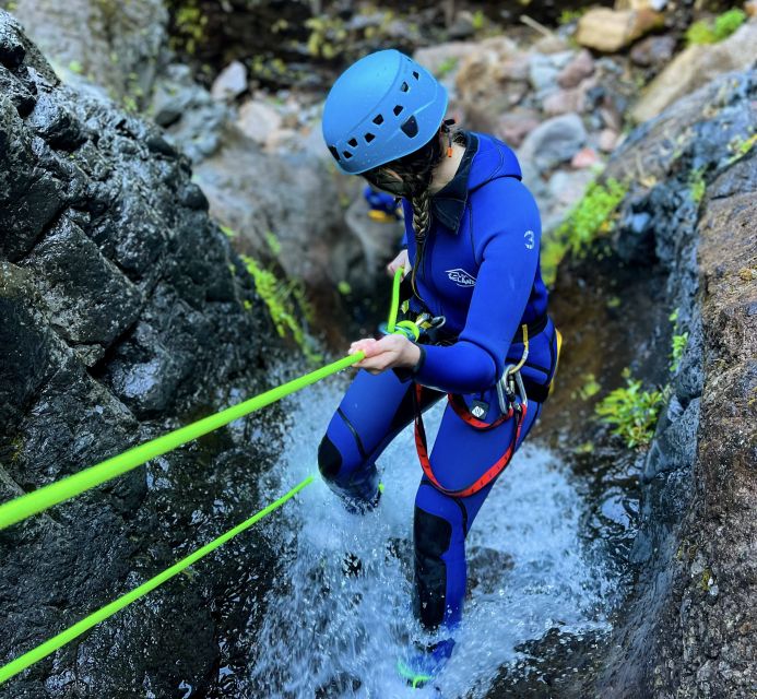 From Funchal: Intermediate (Level 2) Canyoning Adventure - Rappelling waterfalls and handling the first drops