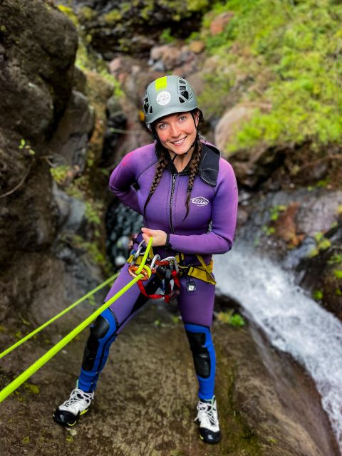 From Funchal: Intermediate (Level 2) Canyoning Adventure - A quick snack break, then more waterfalls