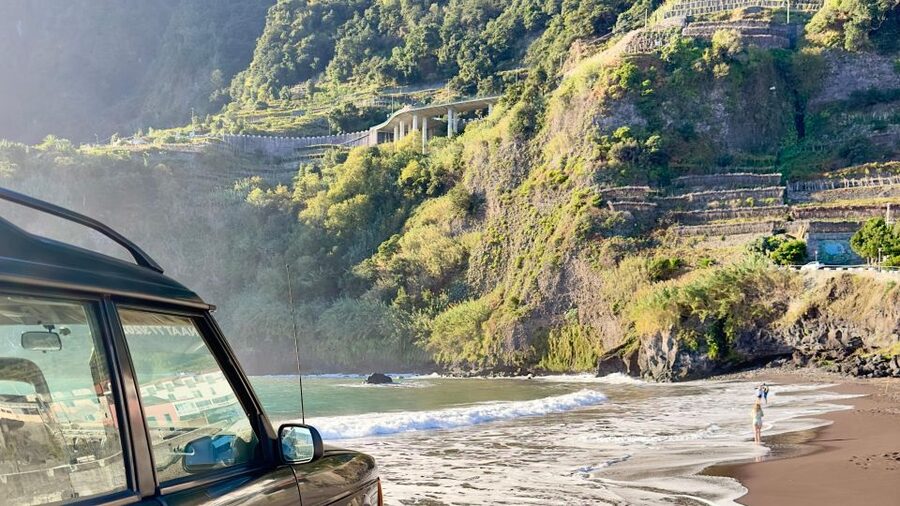 From Funchal:West Madeira Open-roof 4x4 Day Tour with Pickup - Porto Moniz is the day’s main break