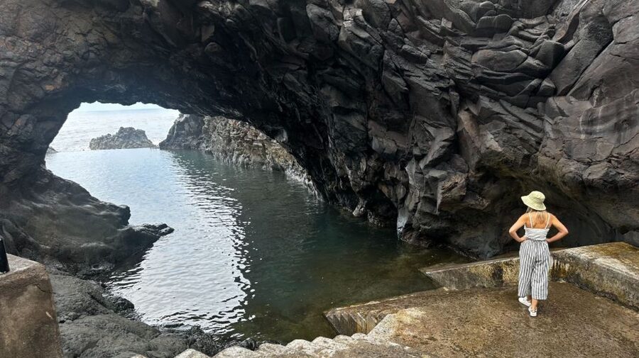 From Funchal:West Madeira Open-roof 4x4 Day Tour with Pickup - Ponta do Sol closes the loop with southern light