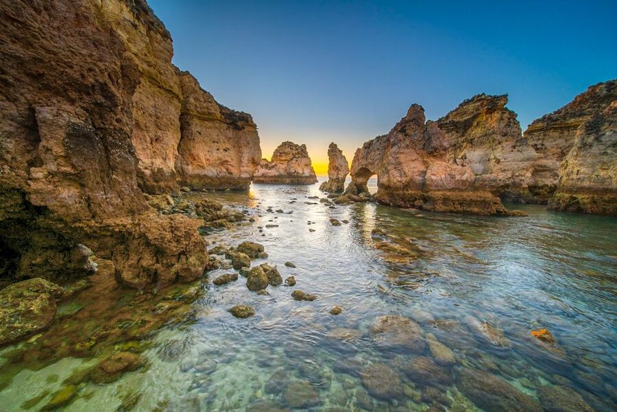 From Lagos: 2.5-Hour Guided Coastal Boat Tour & Grotto Visit - Returning Along Porto de Mós