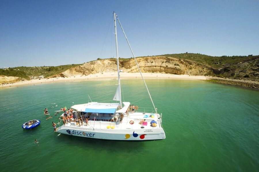 From Lagos: Algarve Cruise by Catamaran - Setting off from Marina de Lagos