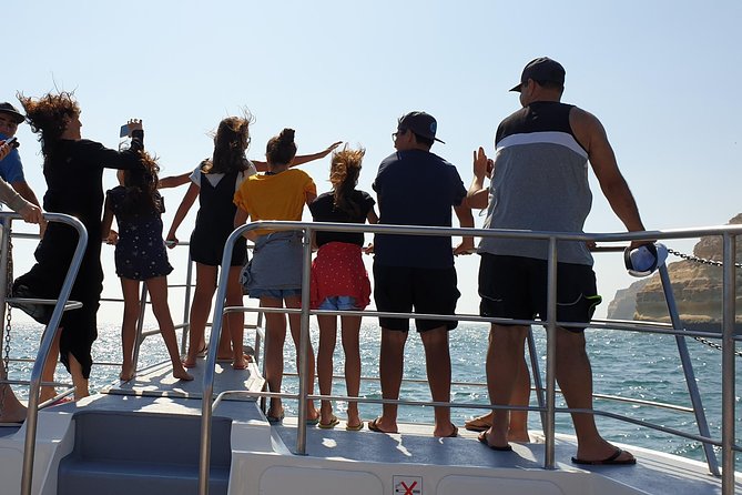 From Lagos: Benagil Caves Cruise on a Catamaran - A short Atlantic swim after the caves