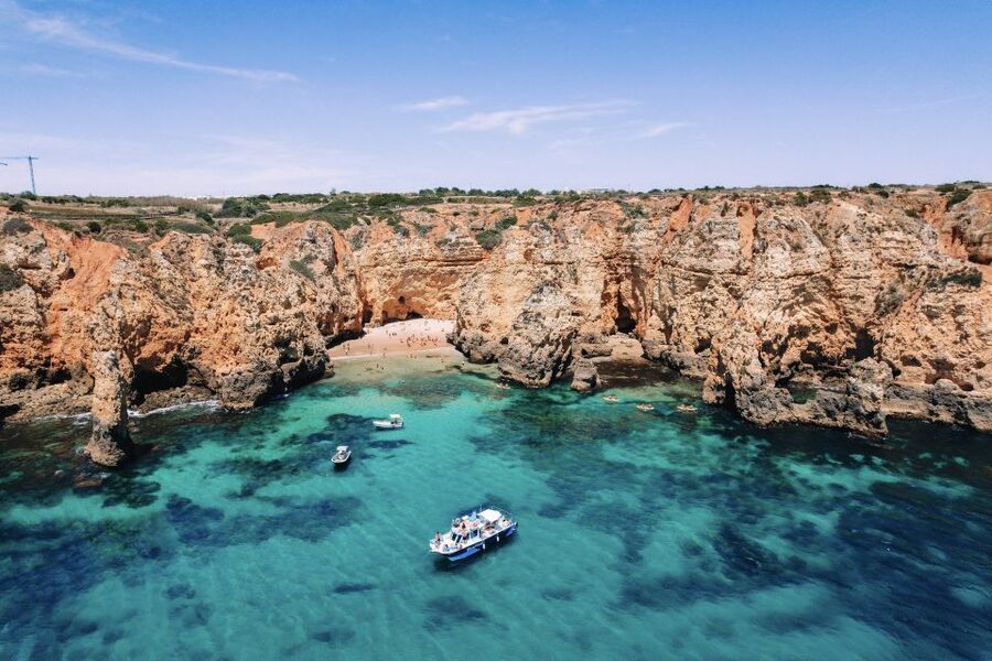 From Lagos: Kayak Experience in Ponta da Piedade - Entering the sea caves by kayak