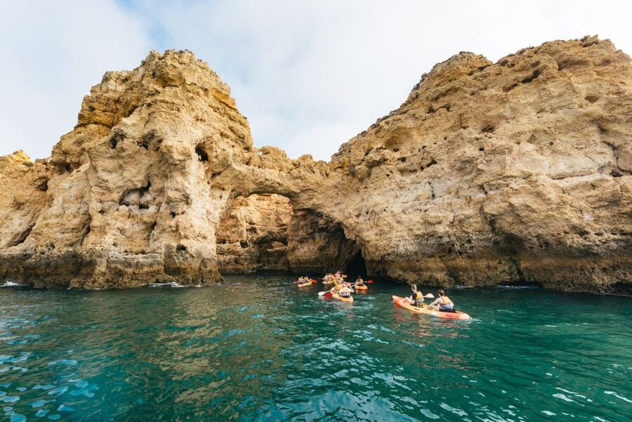 From Lagos: Kayaking and Boat Cave Explorer Tour - Guides, equipment, and the feel of the outing