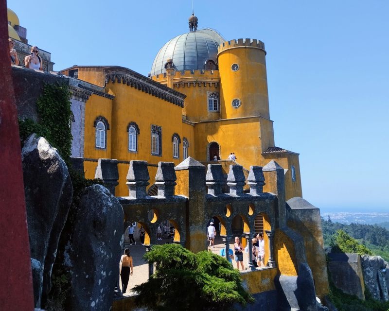 From Lisbon: Sintra and Cascais Natural Park Private Tour - Pena Palace: the colorful centerpiece