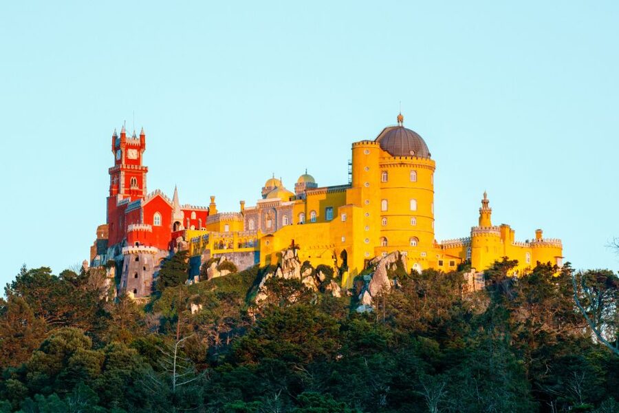 From Lisbon: Sintra, Cascais and Estoril Full-Day Tour - Pena Palace: Portugal’s colorful hilltop showpiece