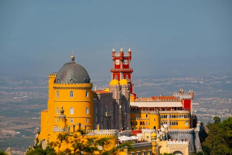 From Lisbon: Sintra, Pena, Cascais and Cabo da Roca - Meeting at Rossio and settling into the minivan