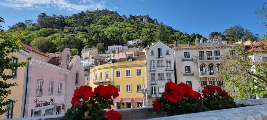 From Lisbon: Sintra, Pena, Regaleira, Roca and Cascais Tour - Pena Palace and the hilltop royal setting