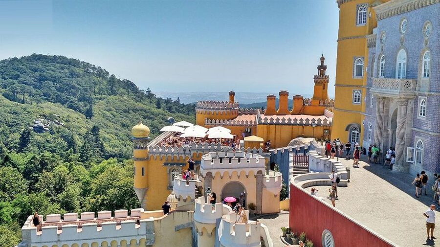 From Lisbon: Sintra Pena Regaleira Roca Cap Cascais Tour - Cascais offers a gentler final hour