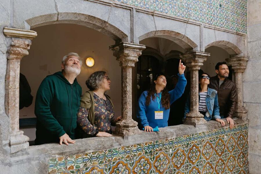 From Lisbon: Sintra, Regaleira and Pena Palace Guided Tour - Quinta da Regaleira and the descent into the Initiation Well