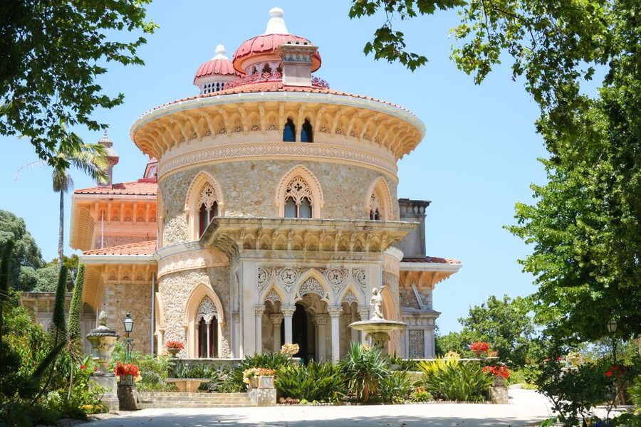 From Lisbon: Sintra Tour - Pena, Regaleira & Monserrate - Pena Palace: the grand opening act