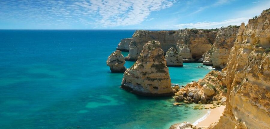 From Portimao: Benagil Cave and Marinha Beach Boat Tour - Guides, boat handling, and the feel of the trip