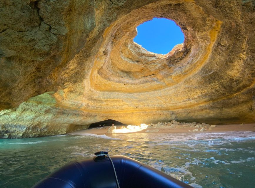 From Portimão: Benagil Sea Caves Boat Tour at Sunrise - What the RIB ride feels like