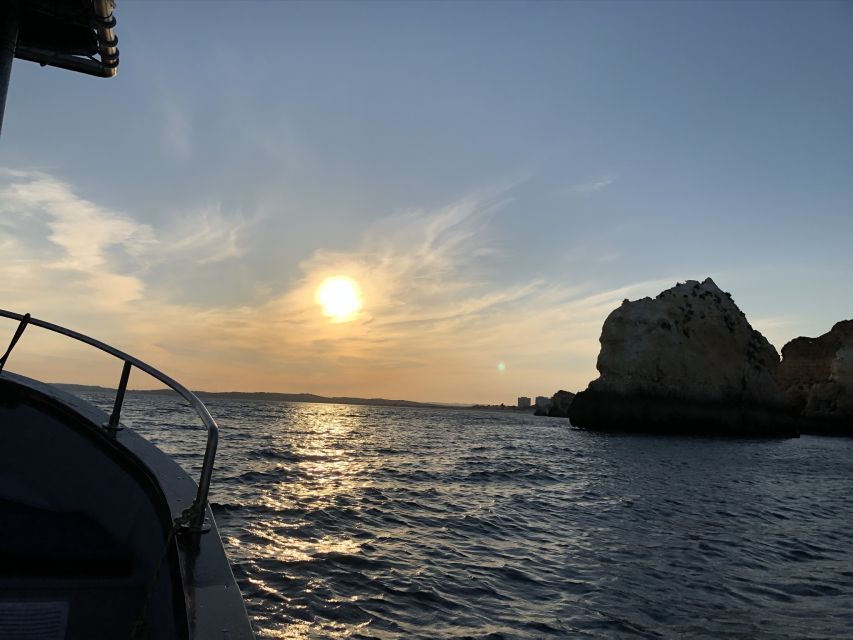 From Portimão: Sunset Boat Trip with Wine - Swimming in the open sea