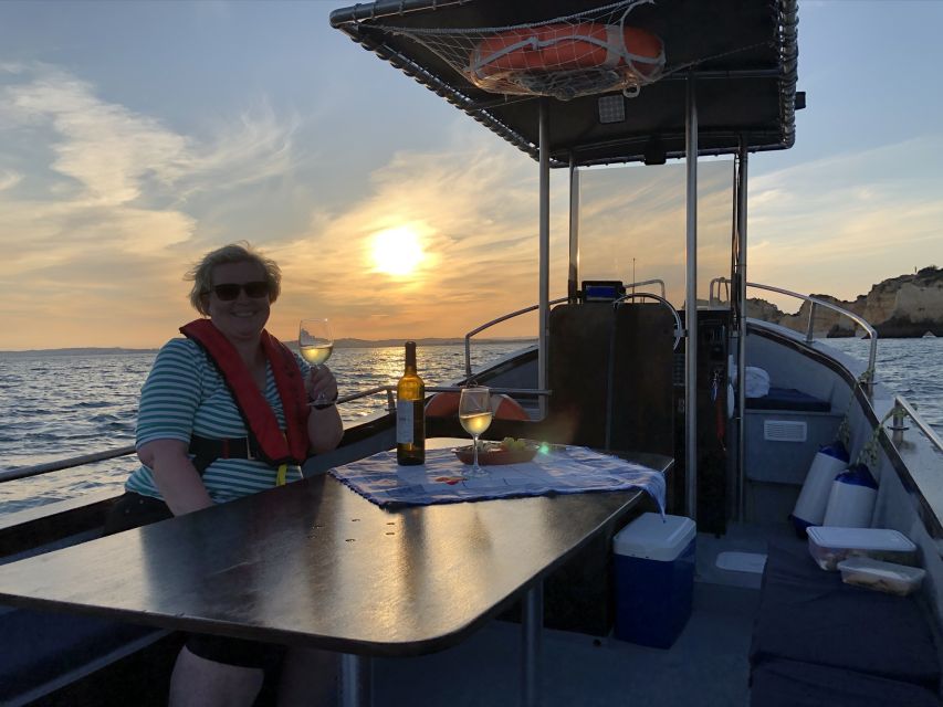 From Portimão: Sunset Boat Trip with Wine - What $40 buys you