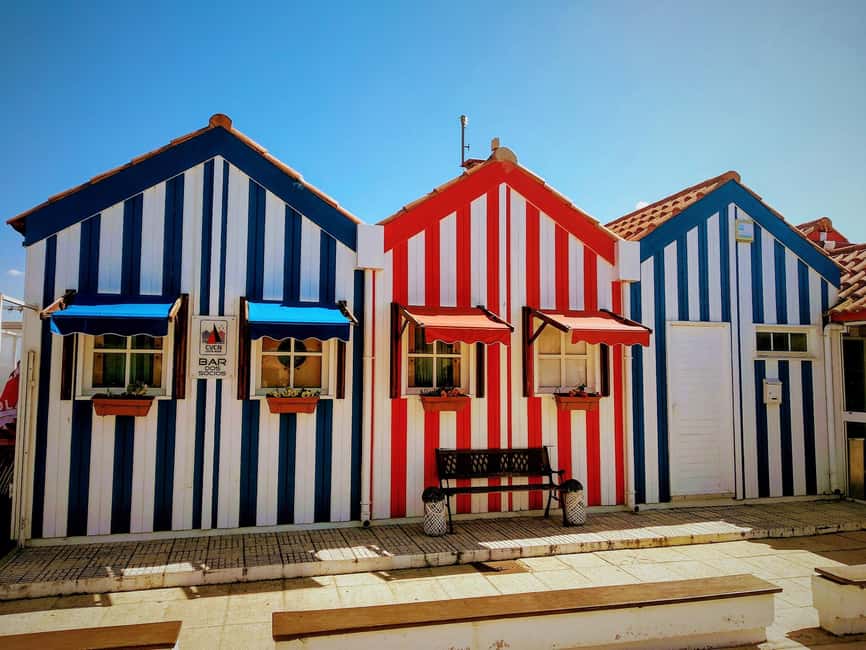 From Porto: Aveiro, Paiva Walkways and Arouca 516 Footbridge - Costa Nova and its striped houses