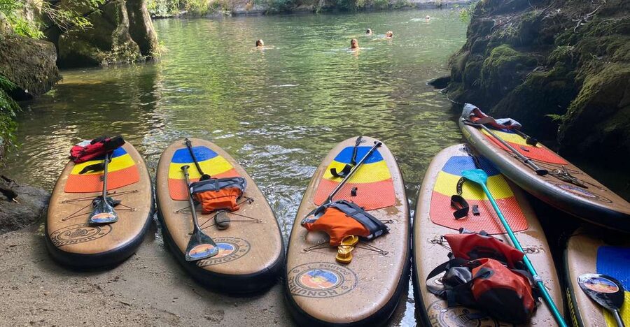 From Porto: SUP Paiva River Tour with Transfer - The ride toward Ilha dos Amores