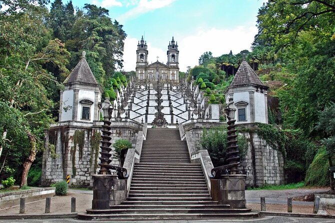 Full-Day Braga & Guimarães Guided Semi-Private Tour with Lunch from Porto - Bom Jesus and the staircase above Braga