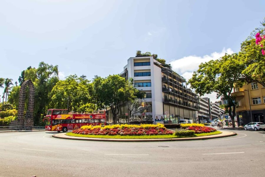 Funchal: City Sightseeing Hop-On Hop-Off Bus Tour - Follow the Red Route through central Funchal