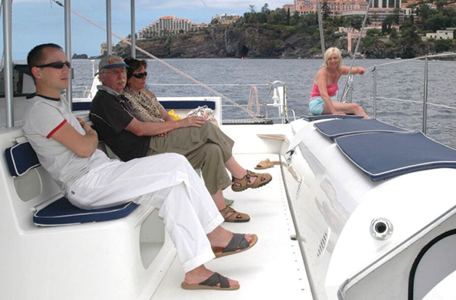 Funchal: Dolphin and Whale Watching Catamaran Cruise - Cabo Girão and the summer swim stop
