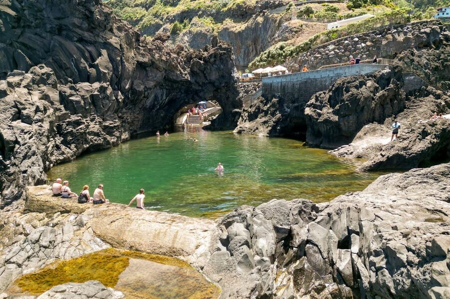 Funchal: Enchanted Terraces, Porto do Moniz & Fanal 4WD Tour - Seixal’s volcanic pools and coastal views