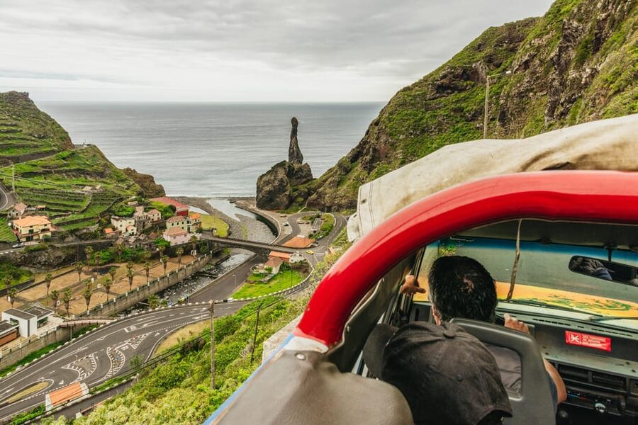 Funchal: Enchanted Terraces, Porto do Moniz & Fanal 4WD Tour - Porto Moniz: the main swimming break
