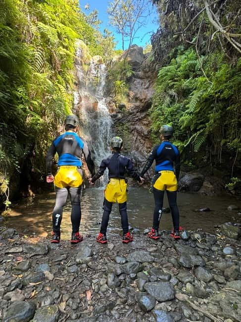 Funchal: Explore Canyoning Level 1 Rochão - Starting at the pickup point or driving to Rochão
